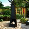 Dreamfire® outdoor chimney Millstatt Black