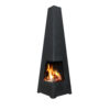 Dreamfire® outdoor chimney Millstatt Black