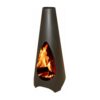 Dreamfire® outdoor chimney Villach Black