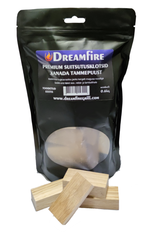 Dreamfire premium Canadian oak smoking cubes