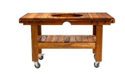 DSC_5413 Teaktisch für einen großen Grill