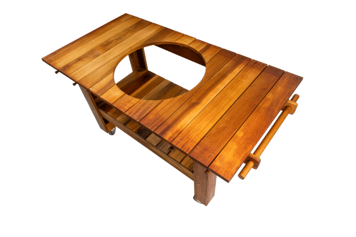 DSC_5425 Teak table for large grill